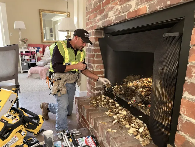 Safe screening installation by Enfield Chimney Sweep in Enfield, CT