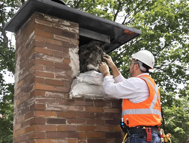 Humane removal of debris and animals by Enfield Chimney Sweep in Enfield, CT