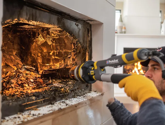 Professional chimney cleaning by Enfield Chimney Sweep in Enfield, CT