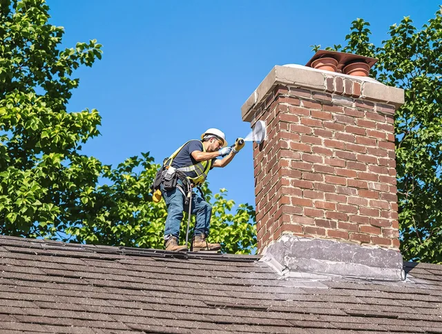 Enfield Chimney Sweep performing an inspection with advanced tools in Enfield, CT