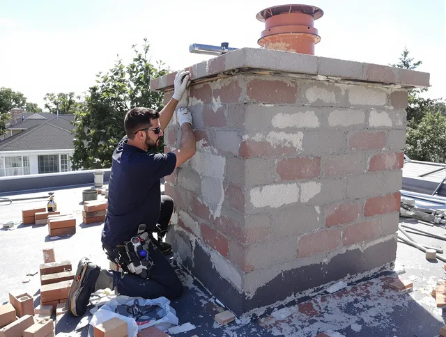 Advanced chimney repair process by Enfield Chimney Sweep in Enfield, CT